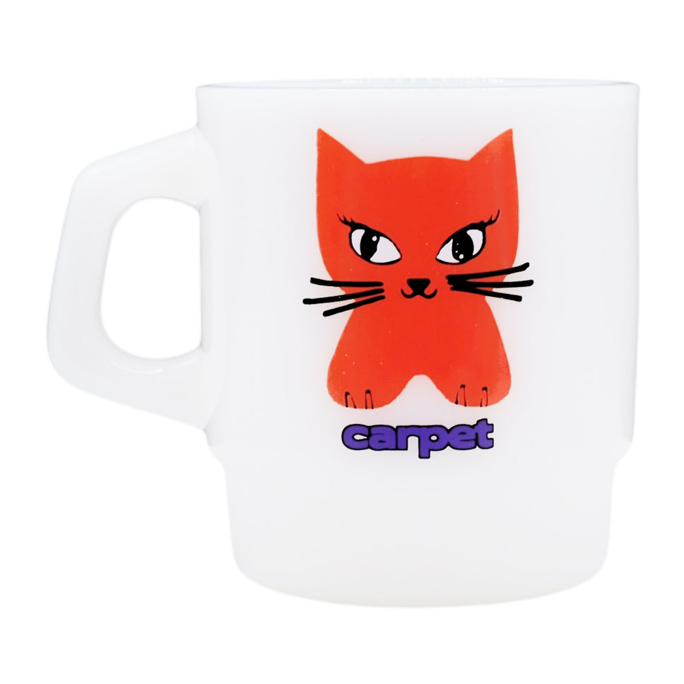 Carpet Company Milk Glass Mug