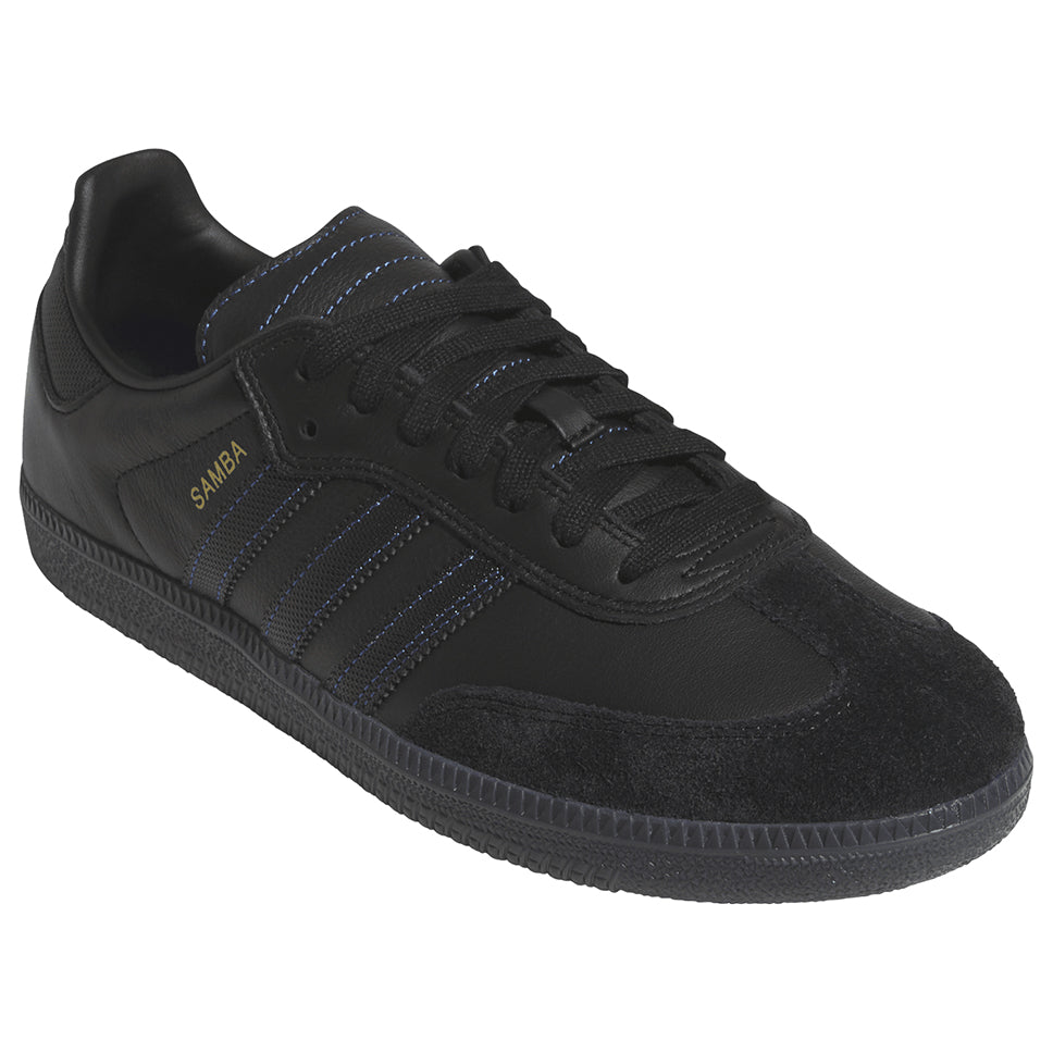 Adidas Samba Core Black Royal Blue Shoes
