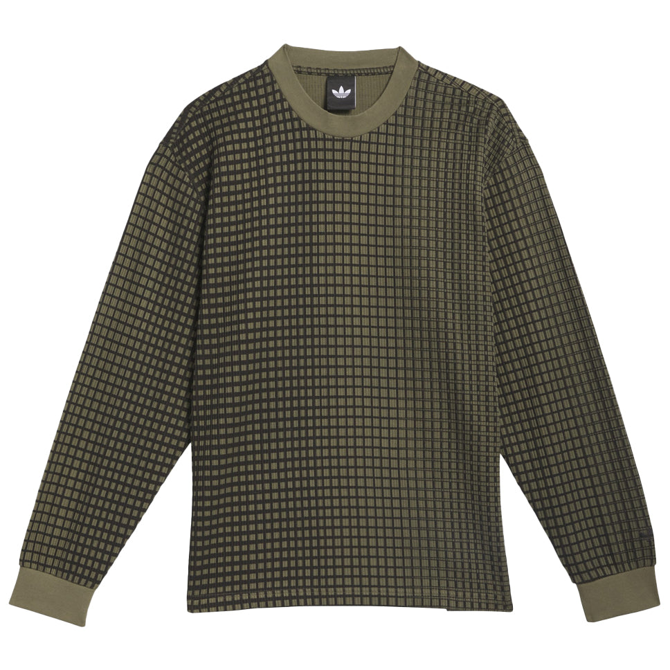Adidas Waffle Knit Camo Thermal Long Sleeve Shirt