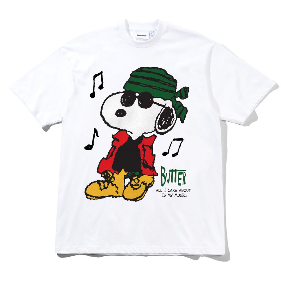 Butter Goods x Peanuts Music T Shirt