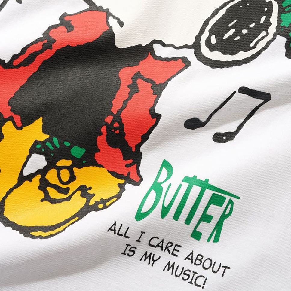 Butter Goods x Peanuts Music T Shirt