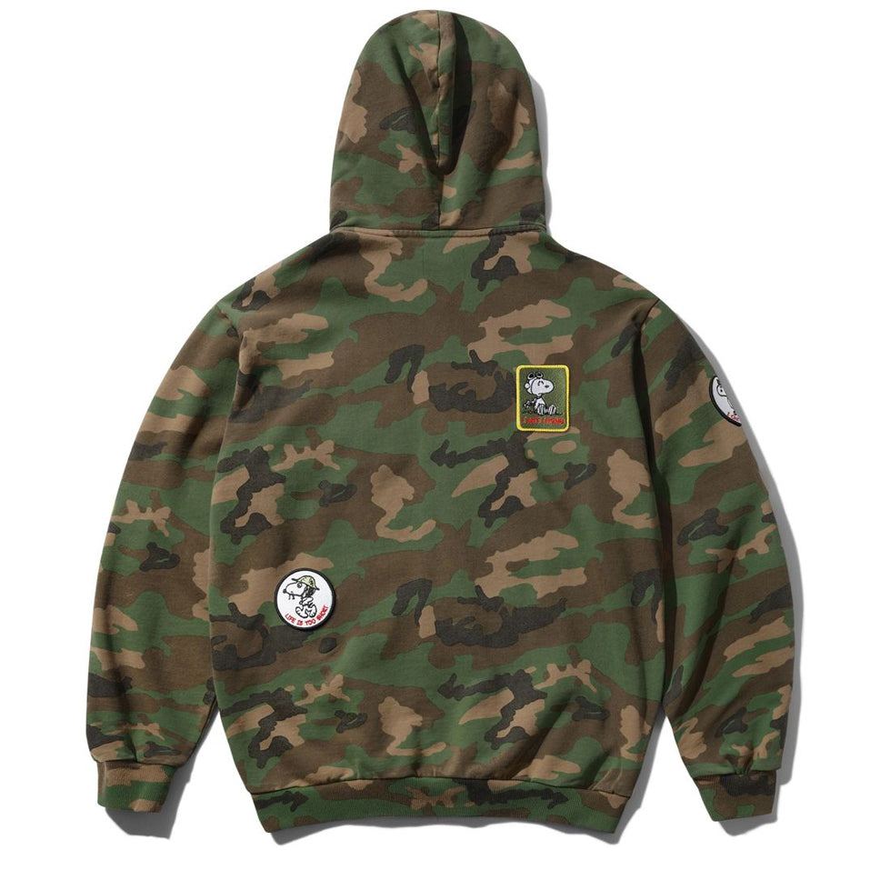Butter Goods x Peanuts Patches Zip-Thru Hooded Sweatshirt
