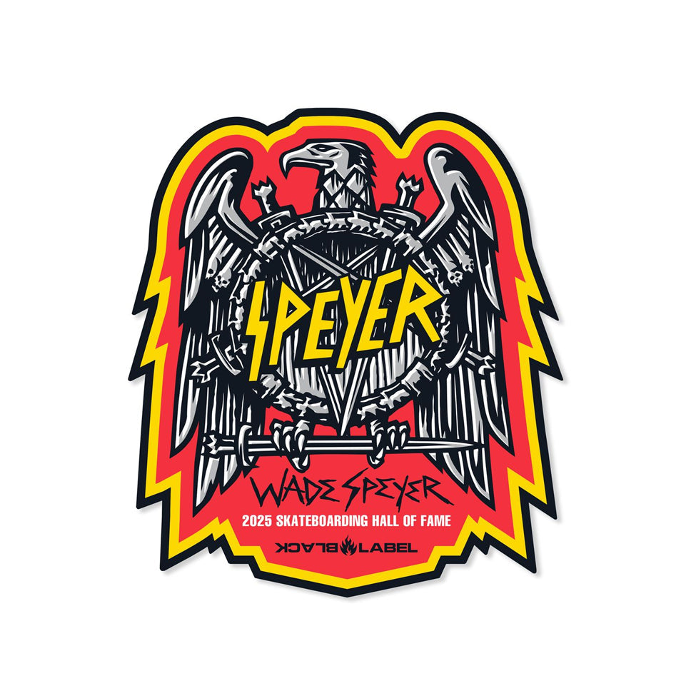 Black Label Wade Speyer Eagle Sticker