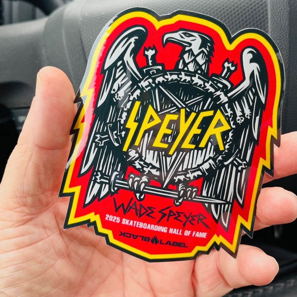 Black Label Wade Speyer Eagle Sticker